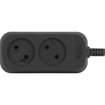 Колодка удлинителя ЭРА Б0061660 KX-2-B 2-м без заземление черный Колодка удлинителя ЭРА Б0061660 KX-2-B 2-м без заземление черный