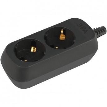 Колодка удлинителя ЭРА Б0061711 KX-2e-B 2-м с заземлением черный Колодка удлинителя ЭРА Б0061711 KX-2e-B 2-м с заземлением черный